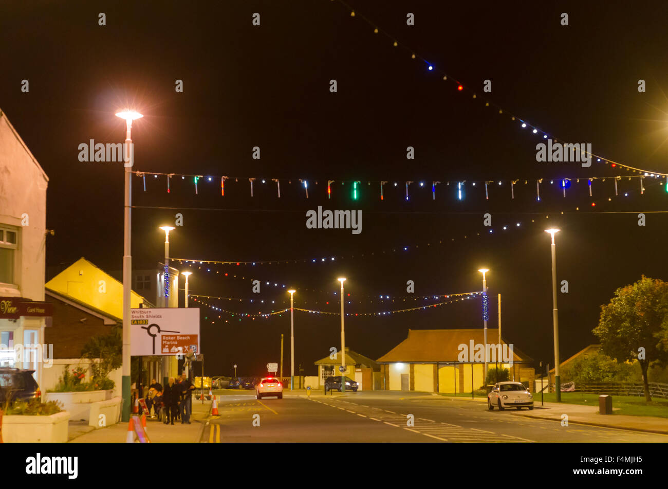 Photograph of Sunderland Illuminations 2015 Along Whitburn Road (A183