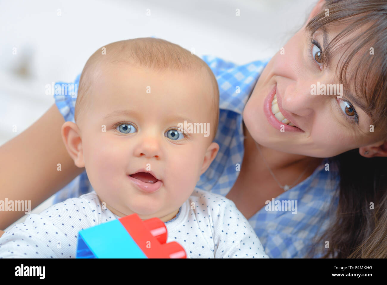 Spending time with her baby Stock Photo Alamy