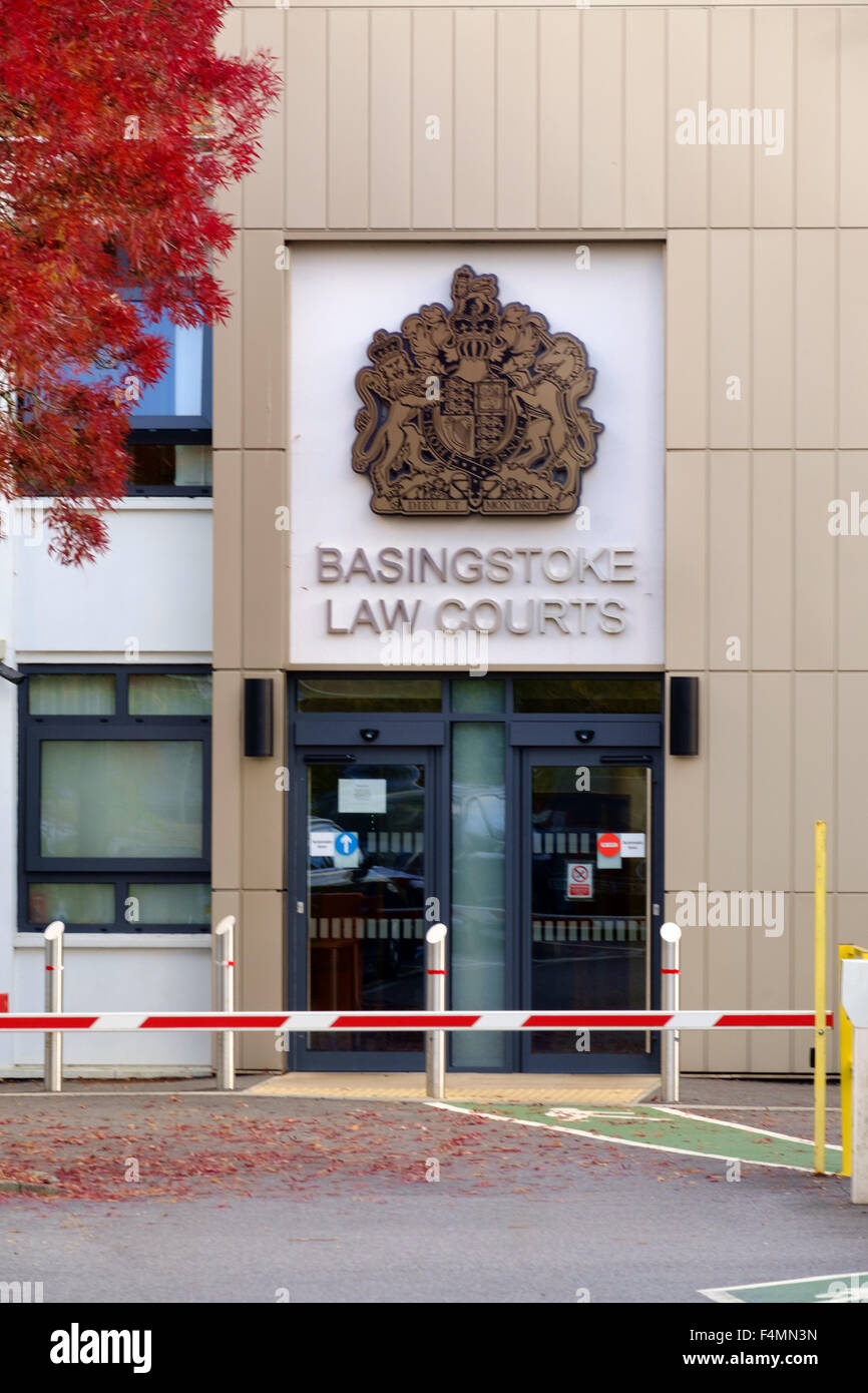 Basingstoke magistrates and law courts. The Court House London Road