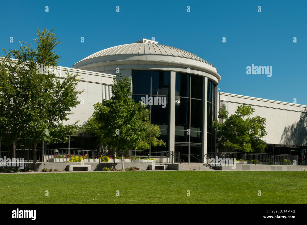 North Visitor Centre, Mormon Temple, Salt Lake City, Utah, USA Stock Photo