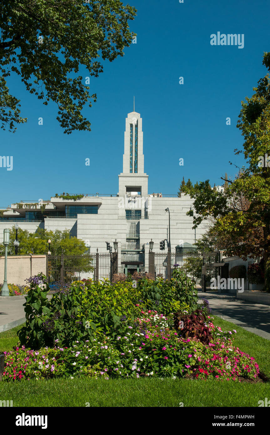 Conference Centre, Mormon Temple, Salt Lake City, Utah, USA Stock Photo