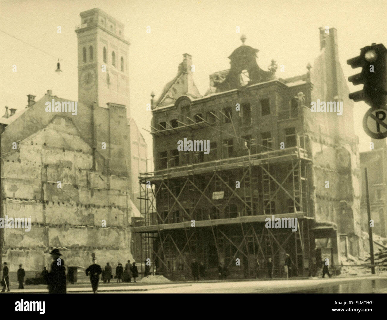 Munich of Bavaria bombed, Germany Stock Photo Alamy