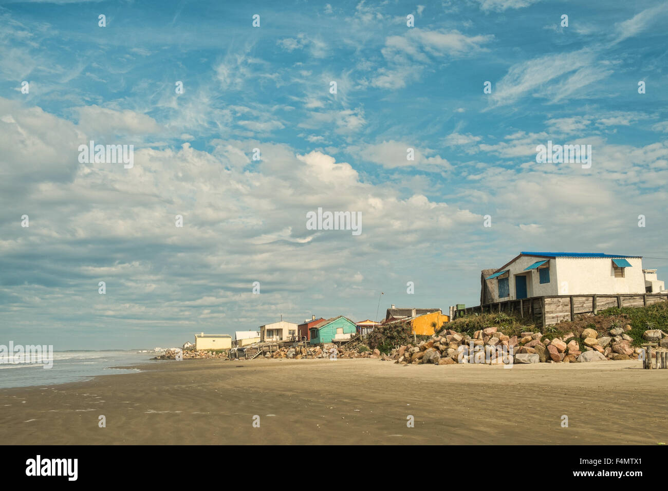 Aguas Dulces beach resort on Uruguay east coast Stock Photo