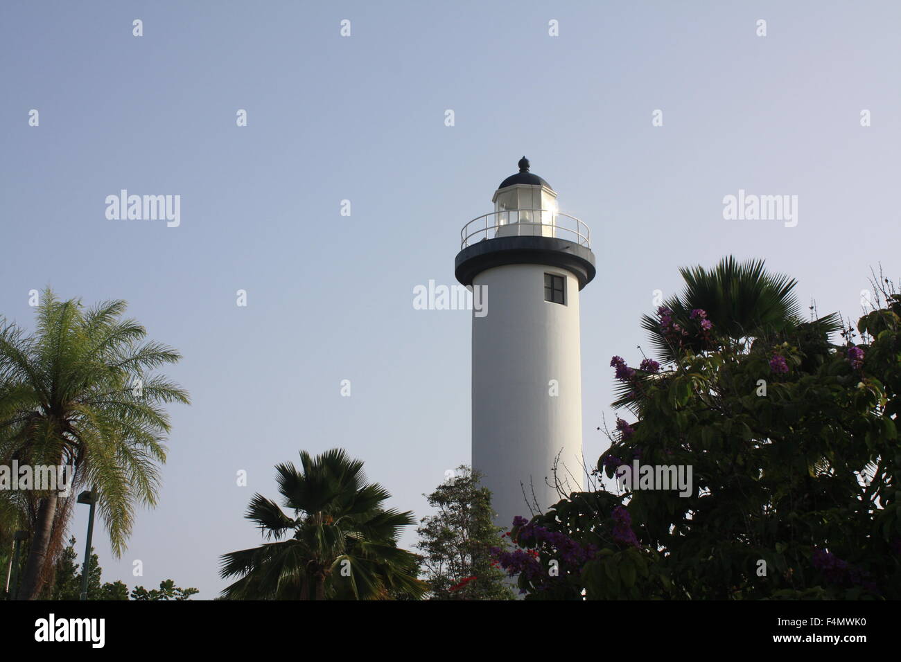 Lighthouse, Rincon, Puerto Rico Stock Photo