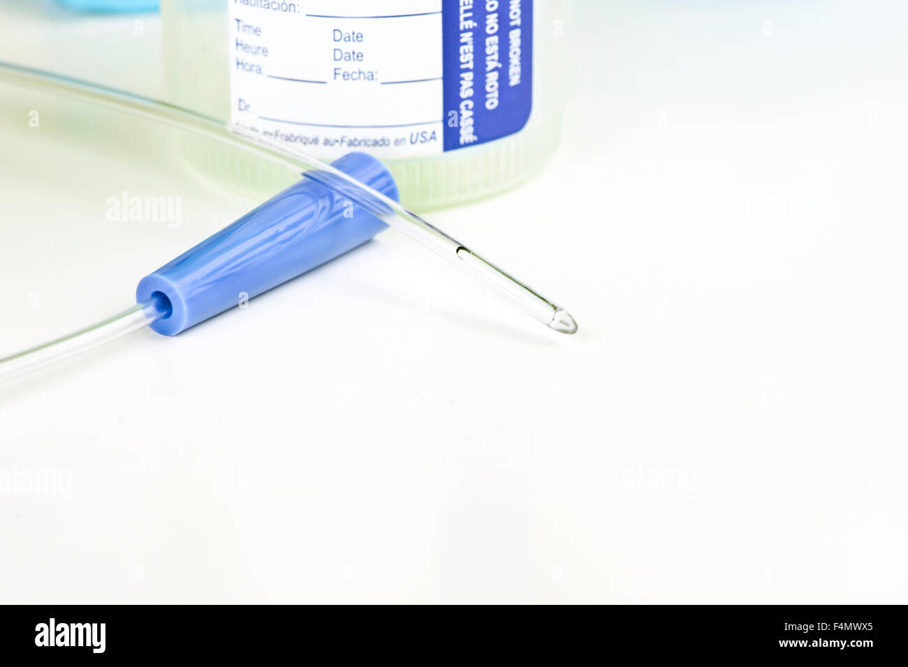 Urine catheter and urine sample specimen cup Stock Photo Alamy