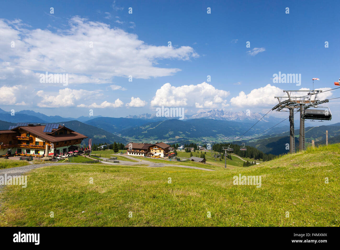 Flachau Austria Europe Salzburgerland Stock Photo Alamy