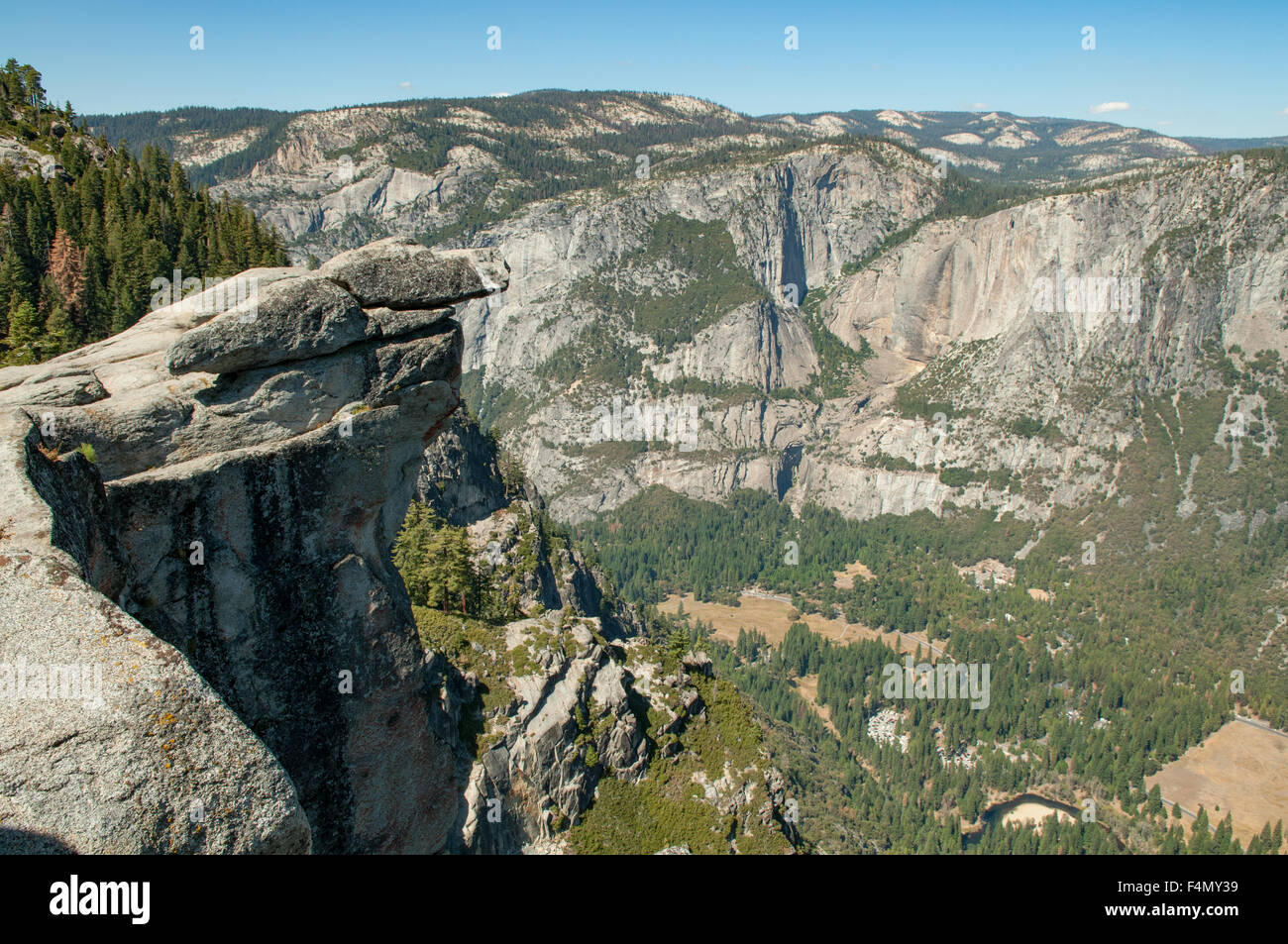 View from Glacier Point, Yosemite NP, California, USA Stock Photo