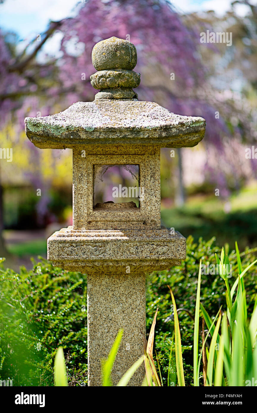 Ornamental sculpture, Japanese Gardens Stock Photo Alamy