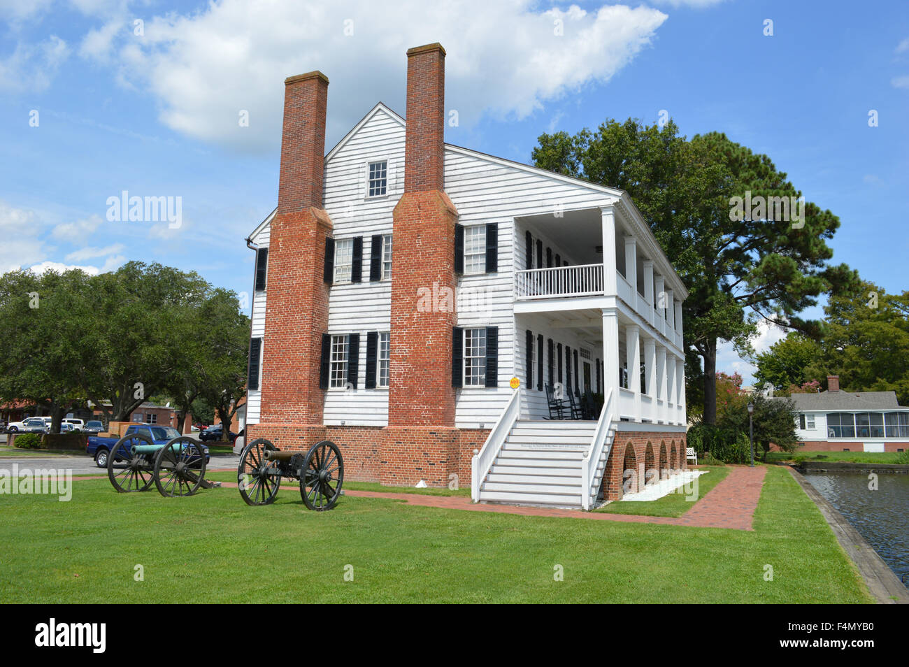 The Barker House located on the Edenton, North Carolina waterfront