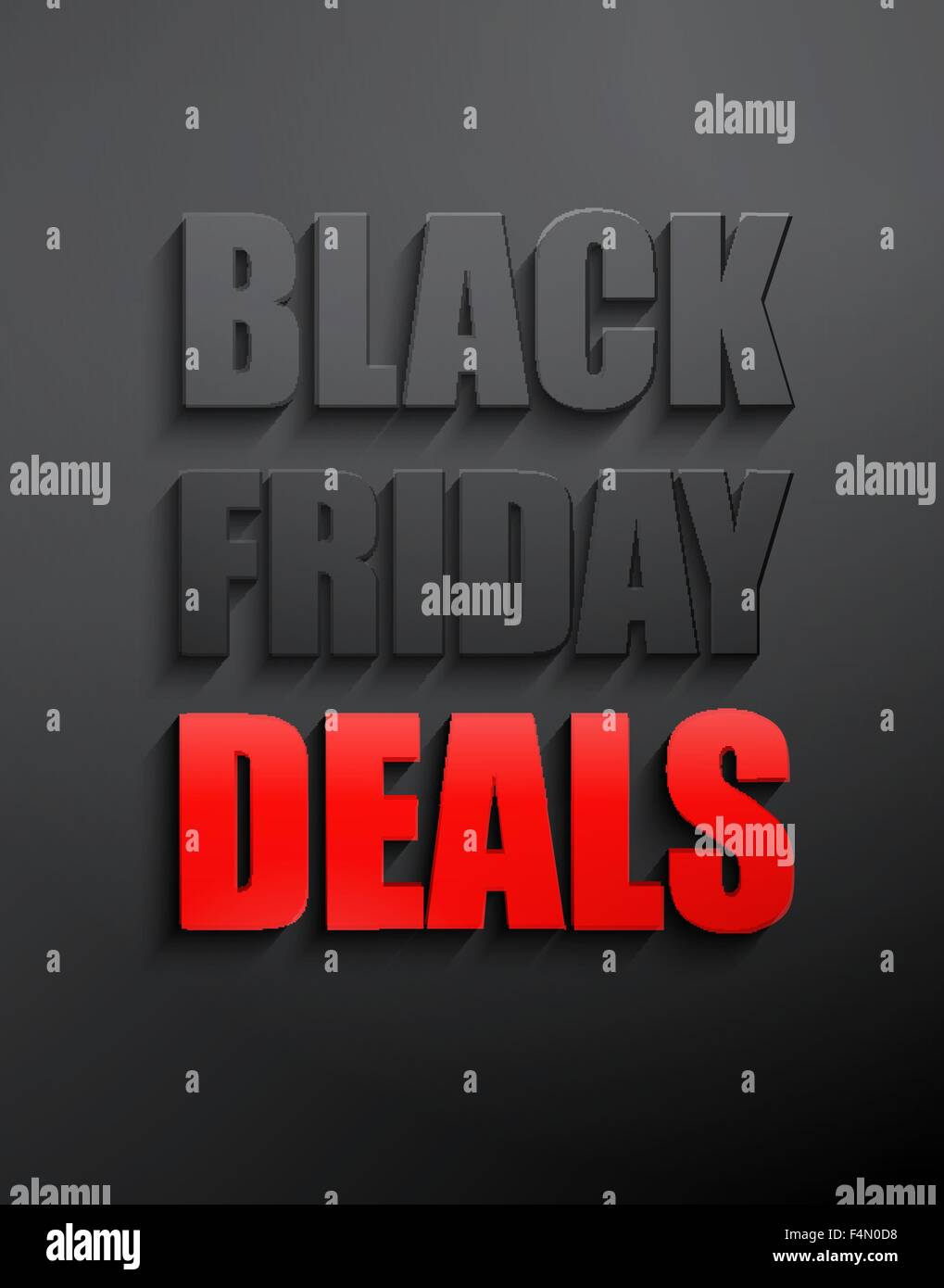 Black friday sales typographic poster Stock Vector Image & Art Alamy