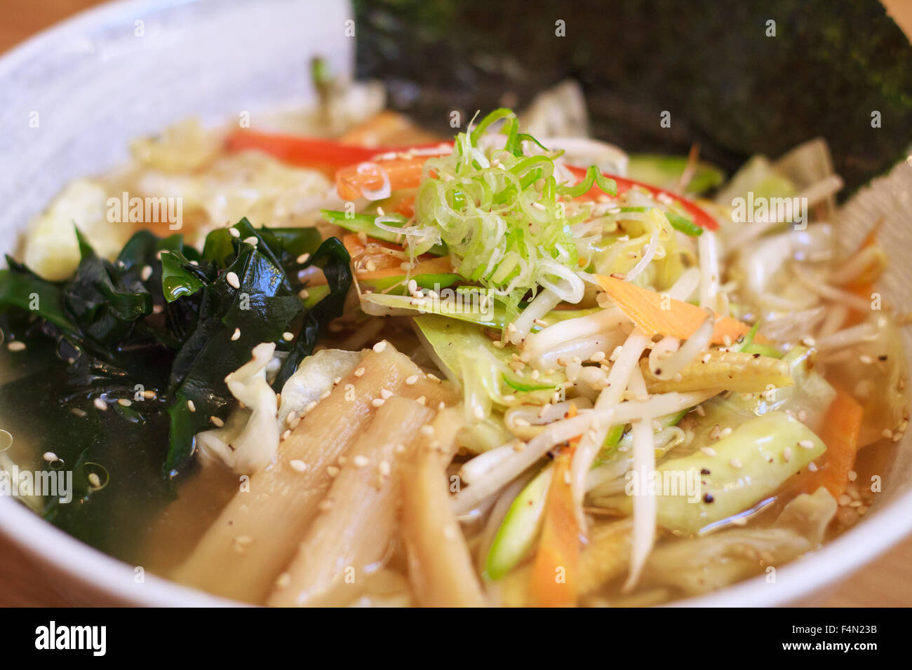 Japanese Vegetable based Ramen noodles Stock Photo Alamy