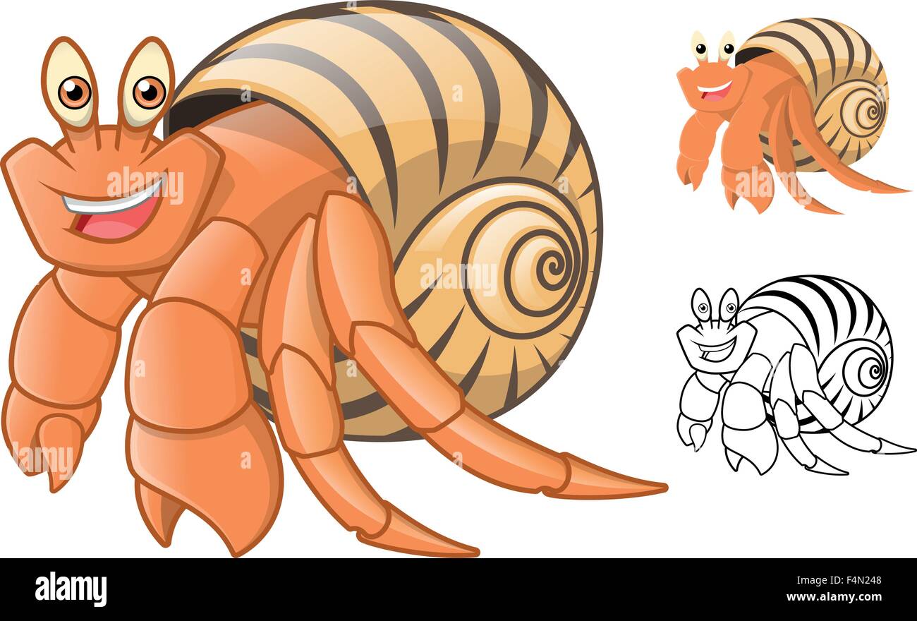 High Quality Hermit Crab Cartoon Character Include Flat Design and Line Art Version Vector Illustration Stock Vector Image & Art - Alamy High Quality Hermit Crab Cartoon Character Include Flat Design and Line Art Version Vector Illustration Stock Vector Image & Art - Alamy