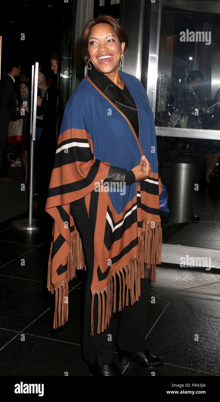 New York, New York, USA. 20th Oct, 2015. GRACE HIGHTOWER attends the ...