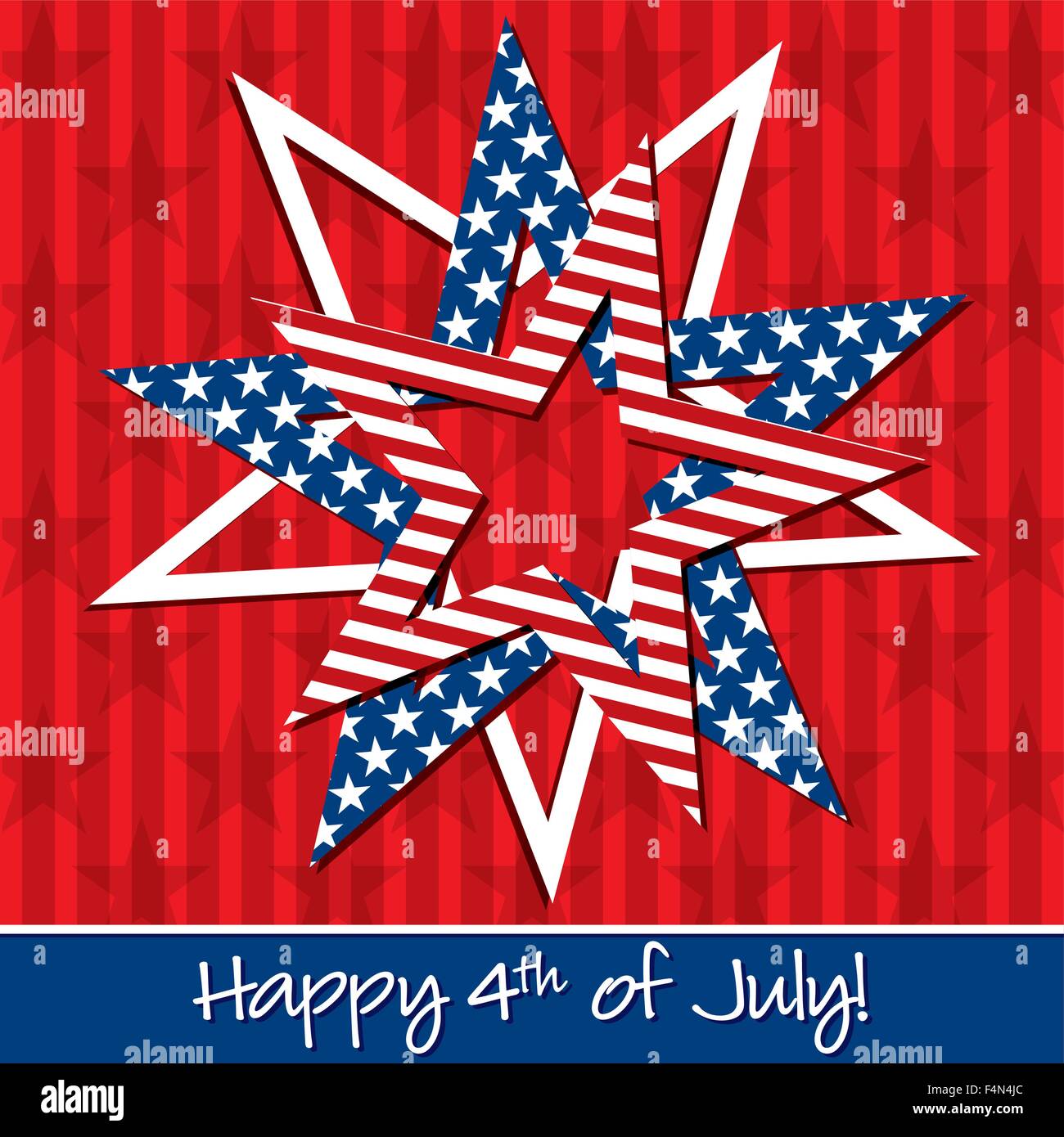 Happy 4th of July! Stock Vector Image & Art Alamy