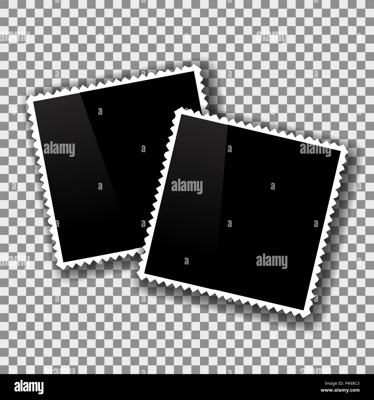Two Fast Photo Frame Two Photo Frames Stock Photo - Alamy