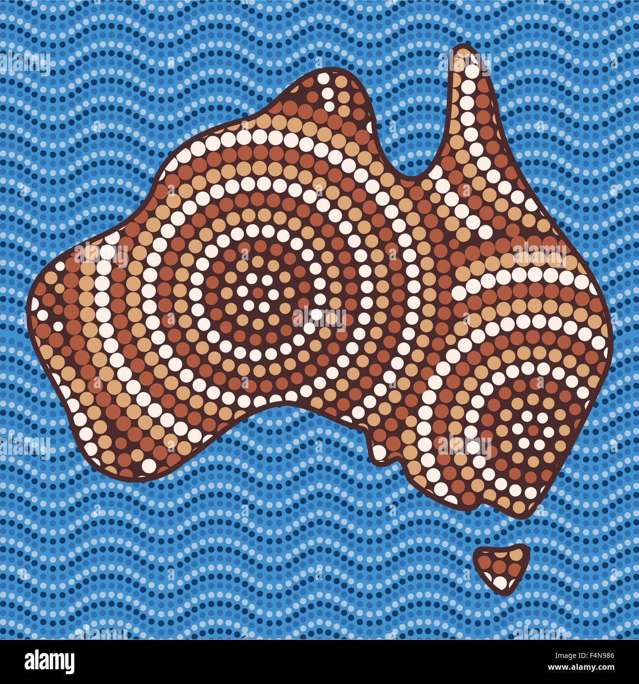 Dot painting and australia hi-res stock photography and images - Alamy