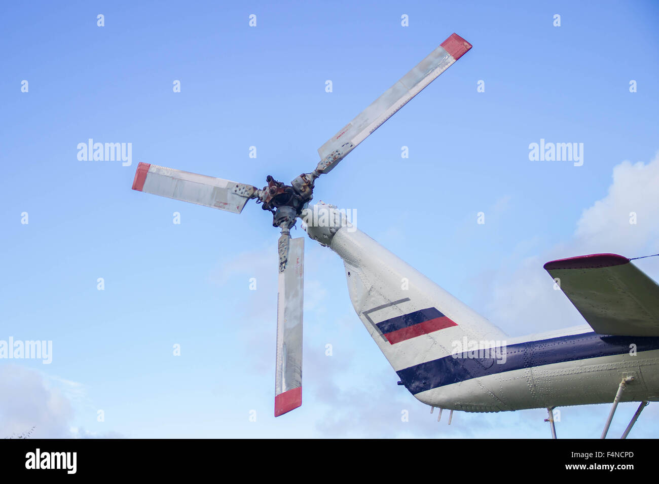 Helicopter parts propeller Russian aviation transport propeller Stock