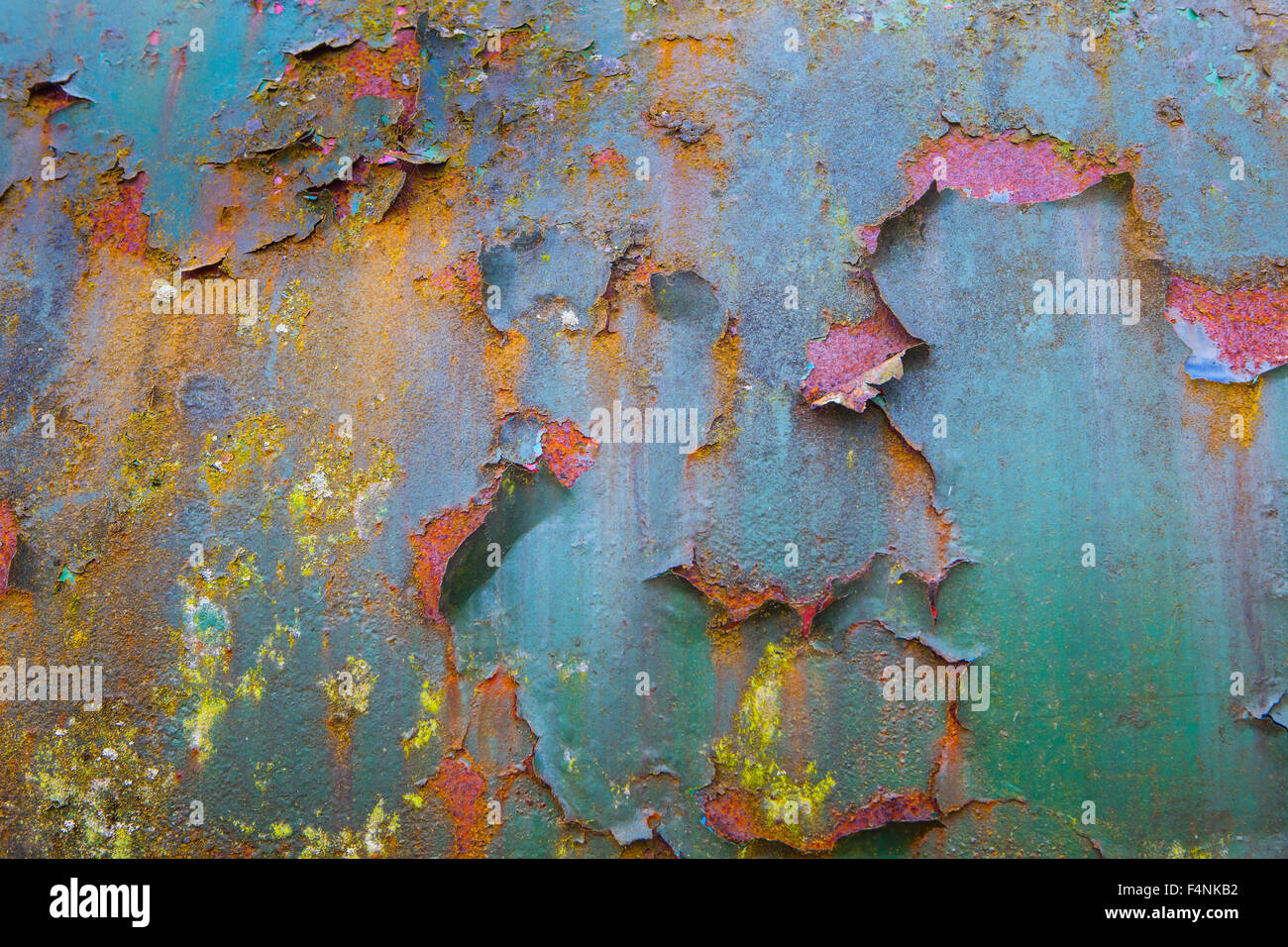 Flaking paint and rust on metal Stock Photo - Alamy