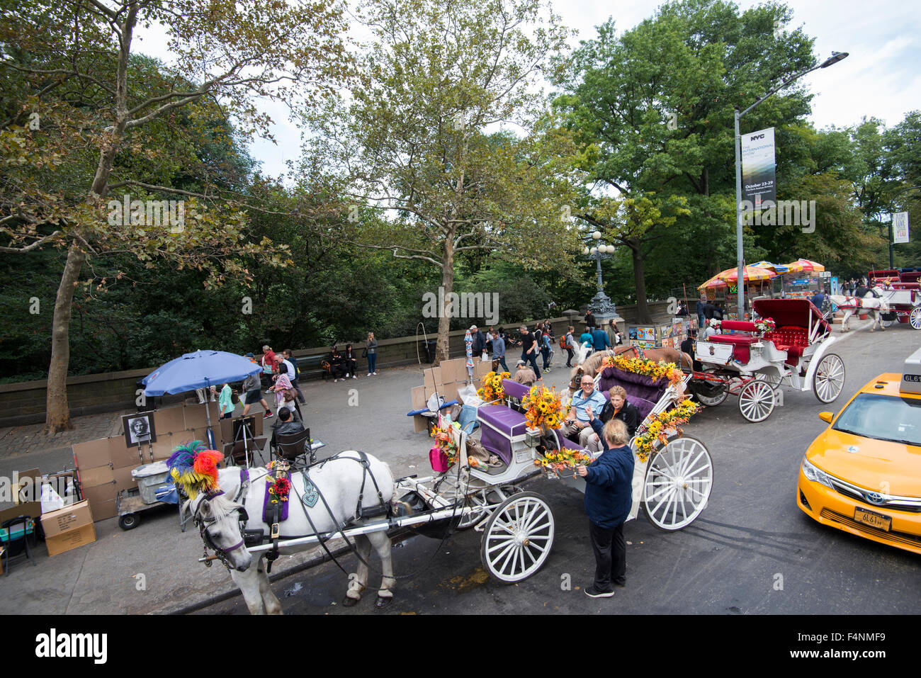 Horse carriage nyc hi-res stock photography and images - Alamy