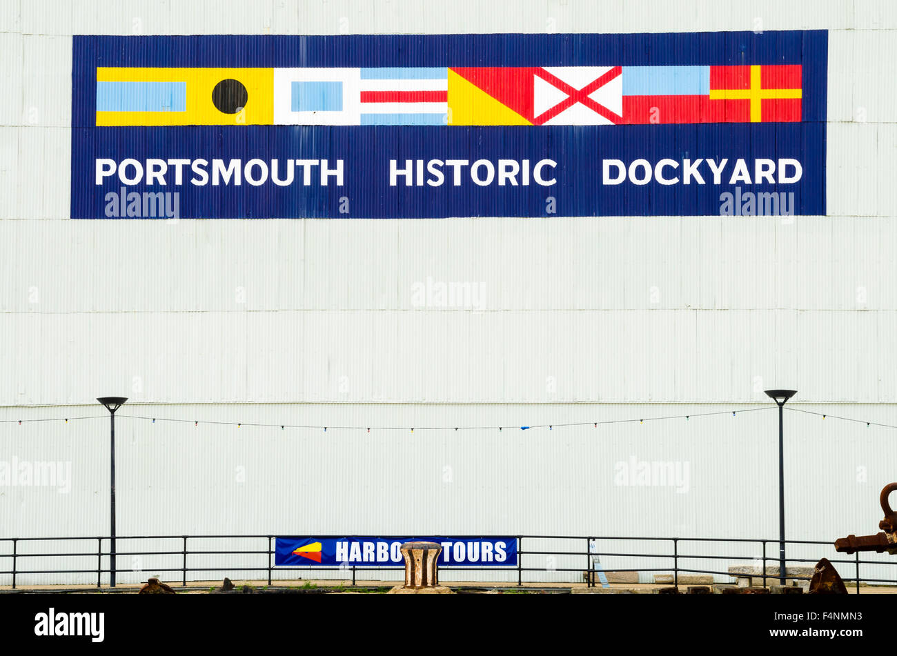 Portsmouth Historic Dockyard, Hampshire, England. Stock Photo