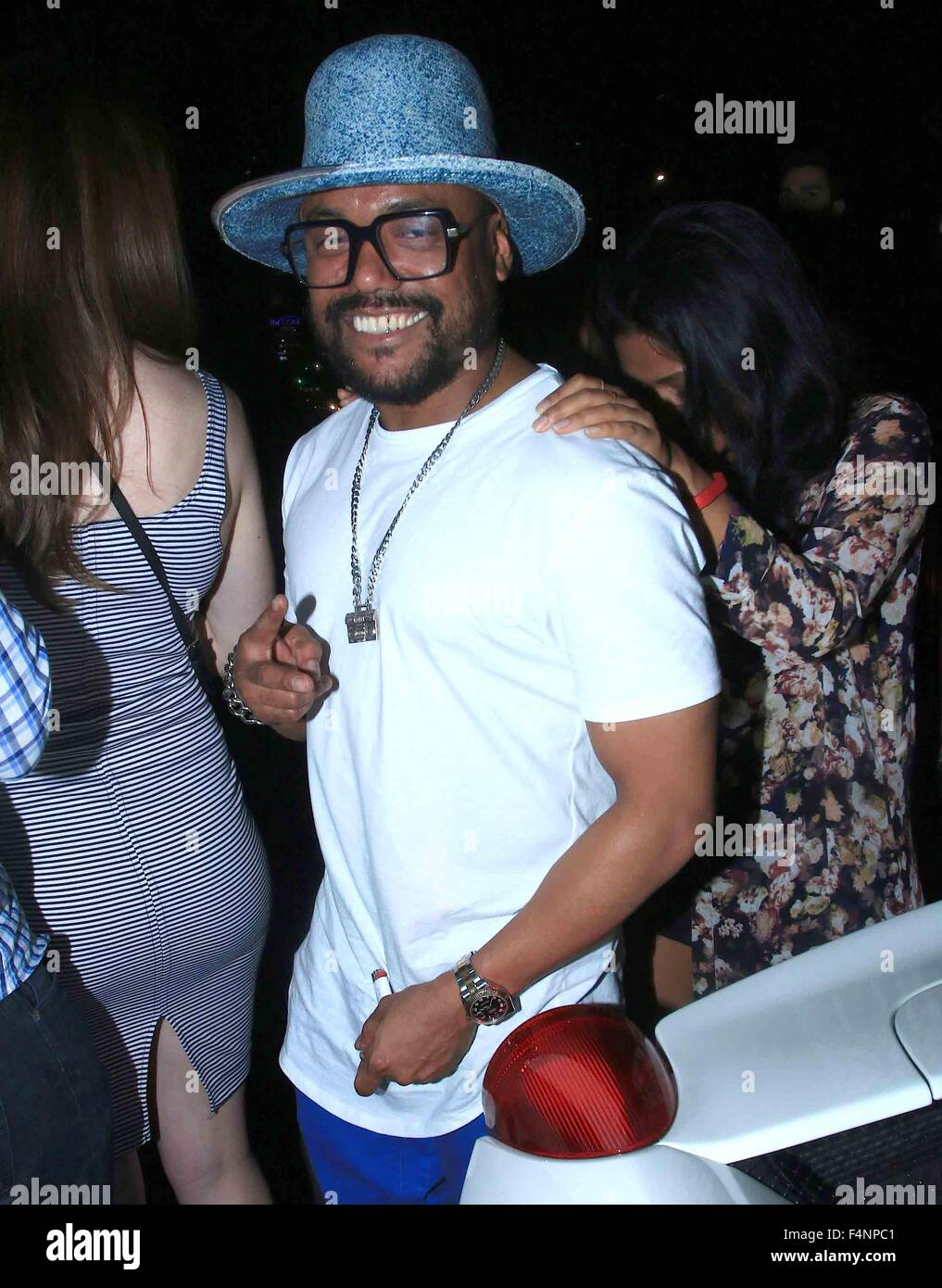 apl.de.ap parties at Warwick in Hollywood Featuring Allan