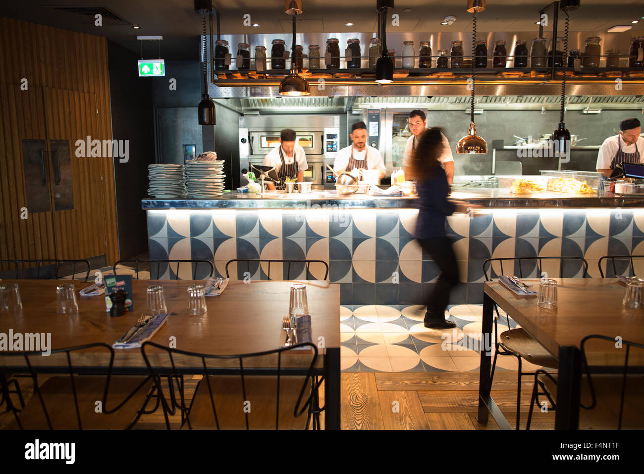 Jamie's Italian restaurant, 5 More London Place, attached to the Hilton