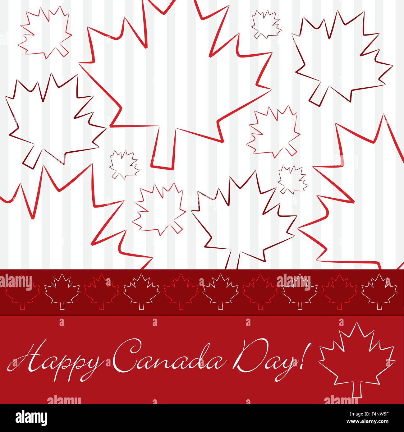 Canada hand drawn flag maple hi-res stock photography and images - Alamy