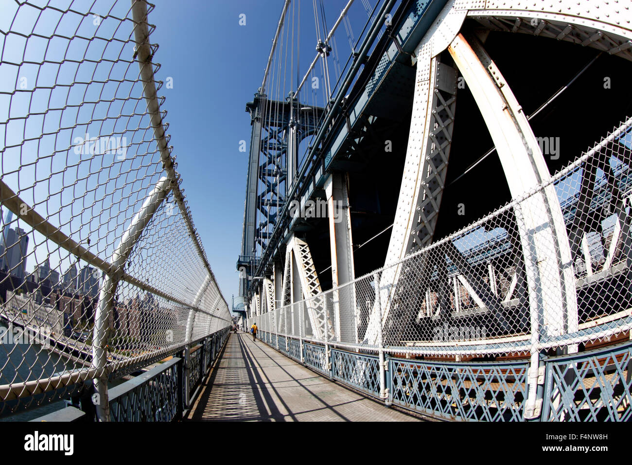 Manhattan Bridge New York City Stock Photo