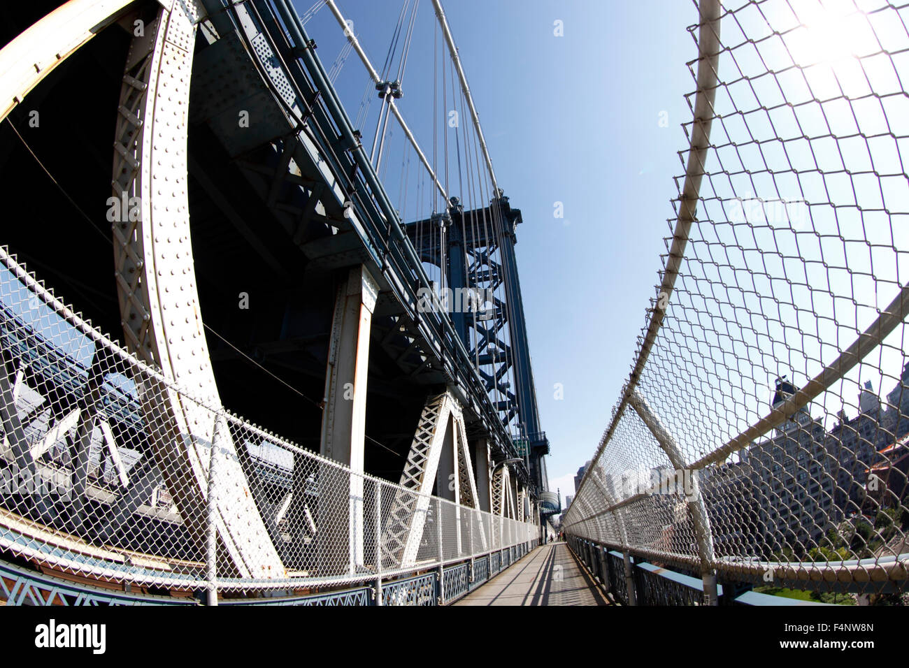 Manhattan Bridge New York City Stock Photo