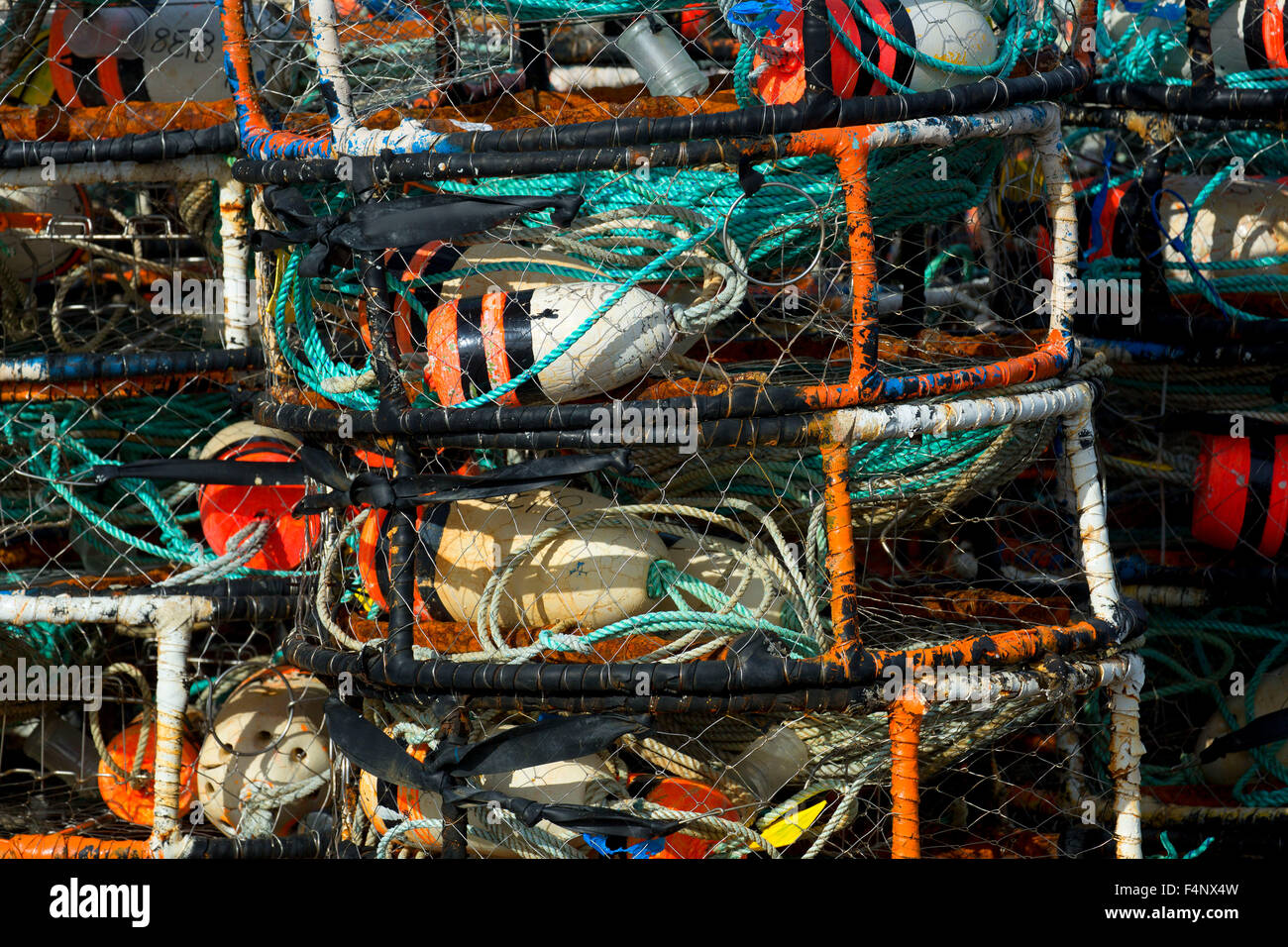 Crab pot, Ilwaco, Washington Stock Photo Alamy