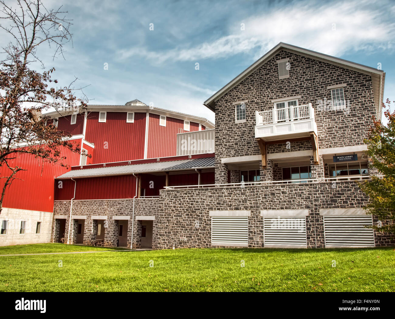 Gettysburg, Pennsylvania, USA. October 20,2015. Visitors Center and Museum of the Gettysburg National Historic Site Stock Photo