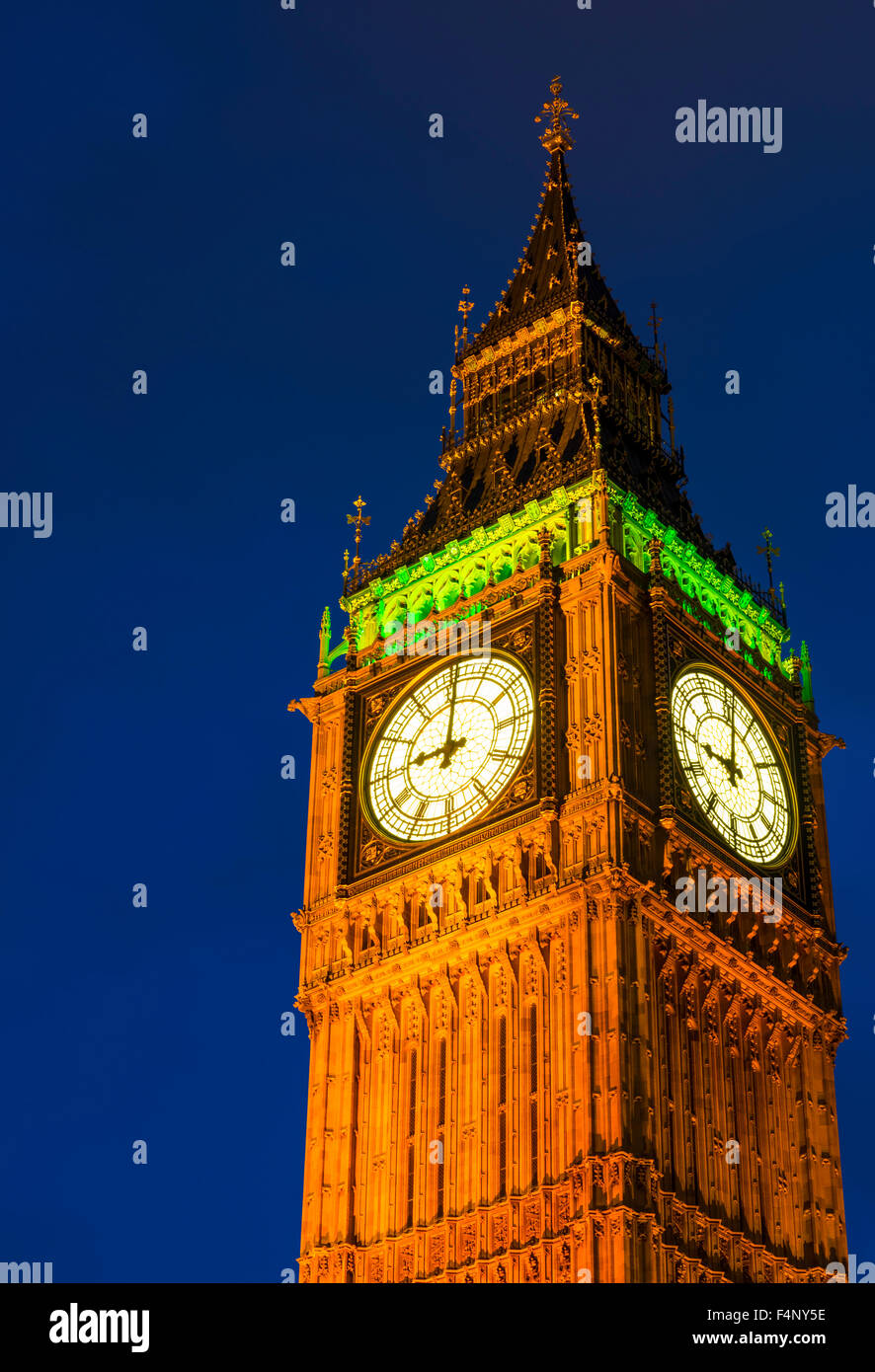 Evening Big Ben Stock Photo Alamy