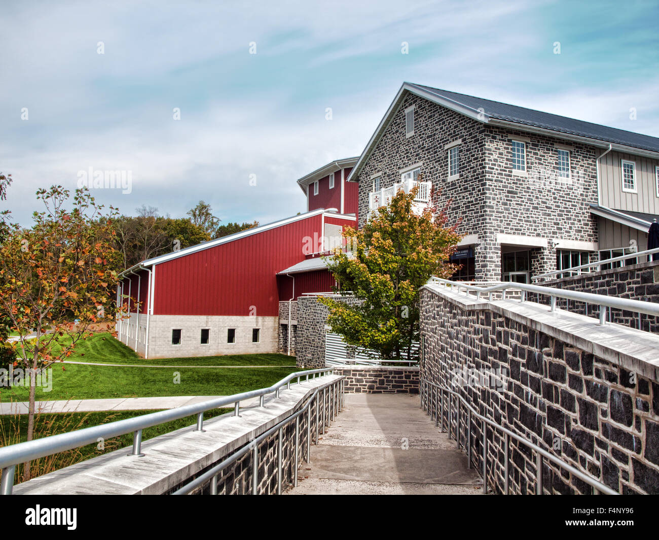 Gettysburg, Pennsylvania, USA. October 20,2015. Visitors Center and Museum of the Gettysburg National Historic Site Stock Photo