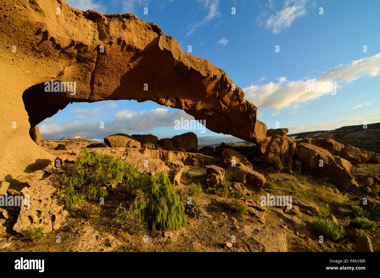 Natural Arch in the Desert Stock Photo - Alamy