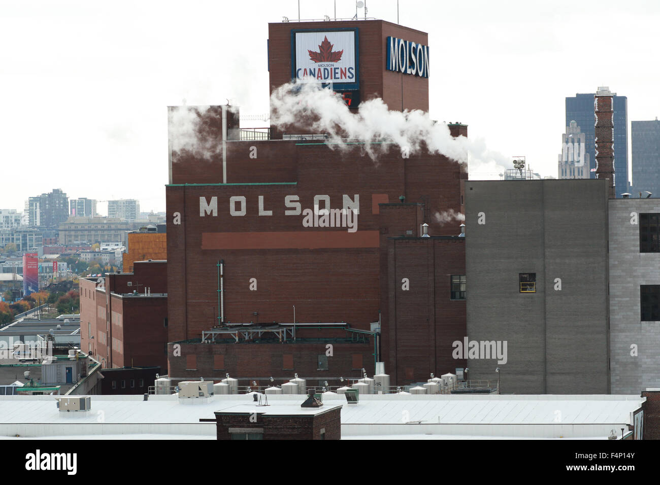 The Molson Coors Brewing Company in Montreal, Quebec Stock Photo Alamy
