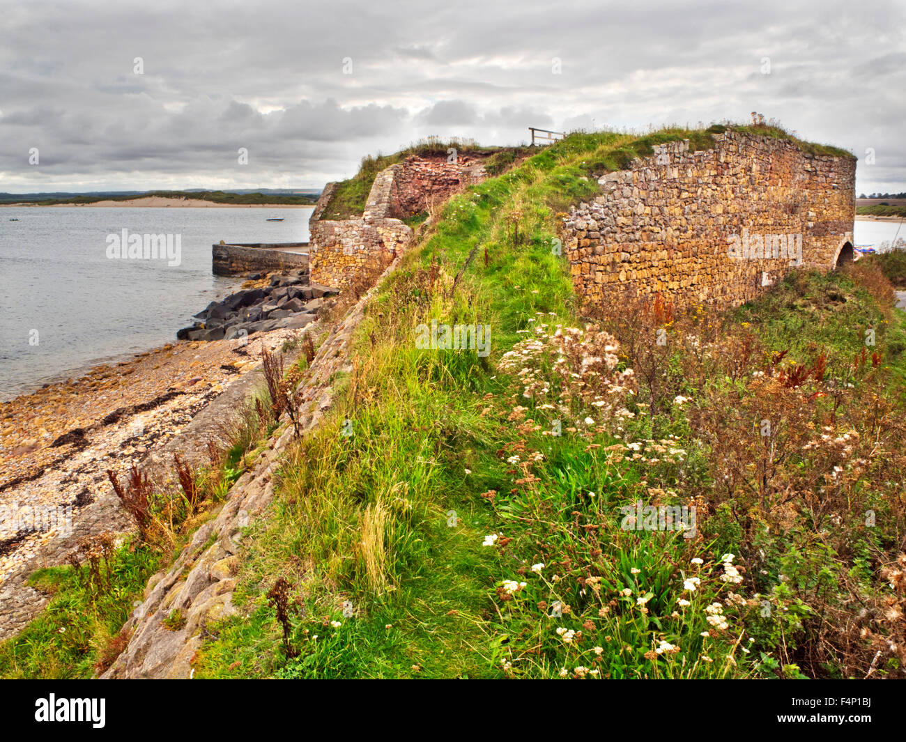 The Lime Kilns at Beadnell Northumberland England Stock Photo Alamy