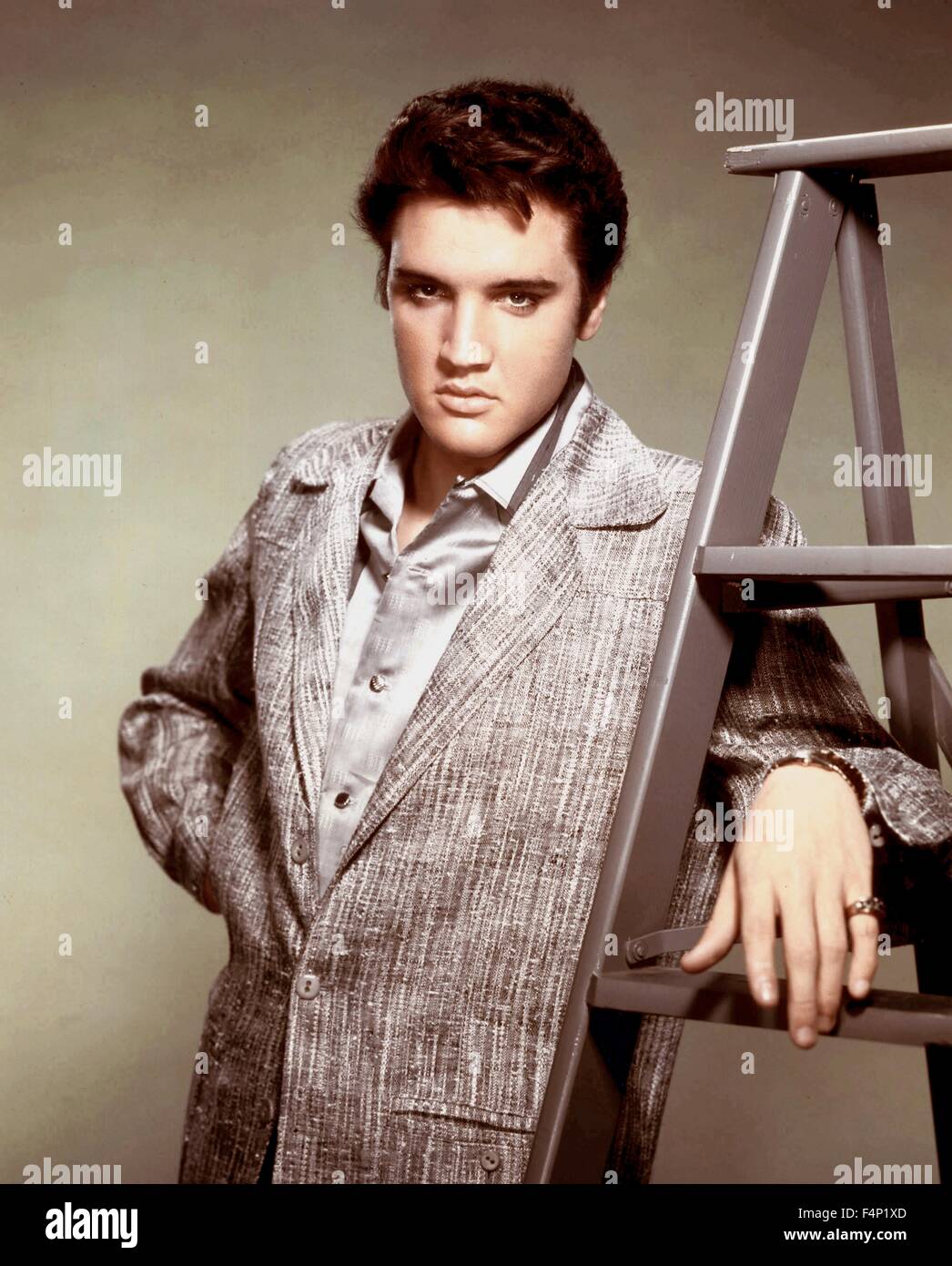 Elvis Presley in 1957 Stock Photo
