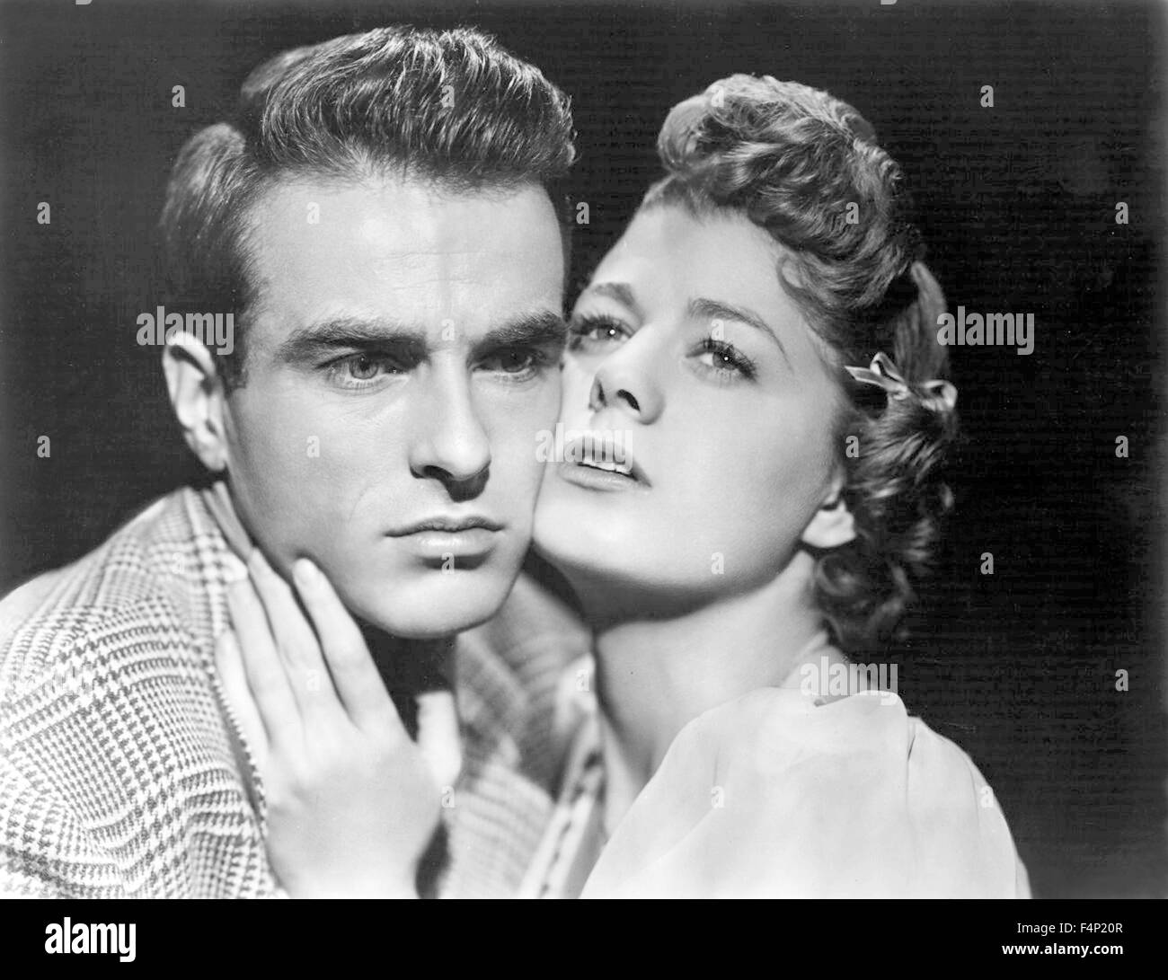 Montgomery Clift, Shelley Winters / A Place In The Sun 1951 directed by George Stevens Stock Photo