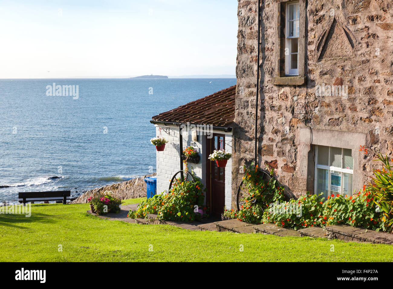 A holiday cottage (dating from 1782) in the small fishing village of Crail in the East Neuk of Fife, Scotland UK Stock Photo