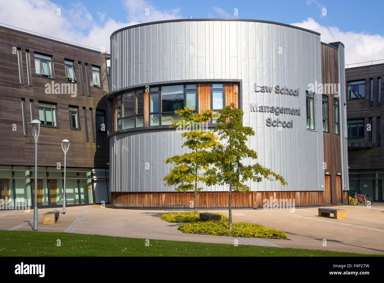 University of York Law School and Management School Building on the Heslington East campus Stock Photo