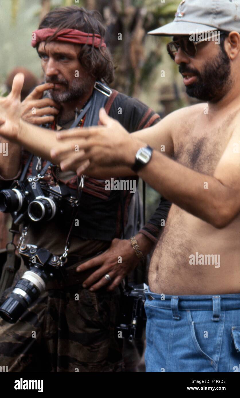 Francis Ford Coppola, Dennis Hopper / Apocalypse Now 1979 directed by Francis Ford Coppola Stock