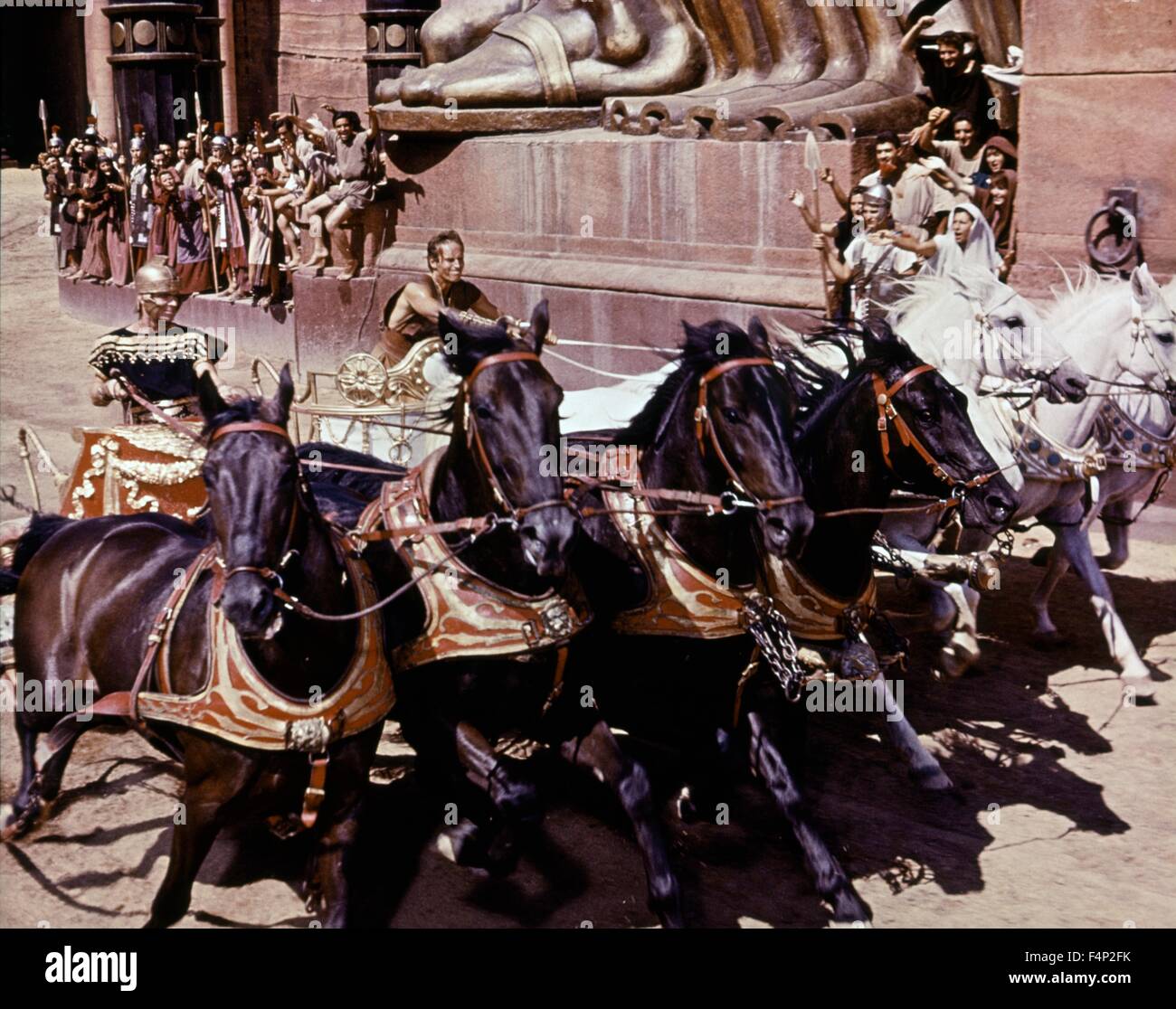 Stephen Boyd, Charlton Heston / Ben-Hur 1959 directed by William Wyler Stock Photo