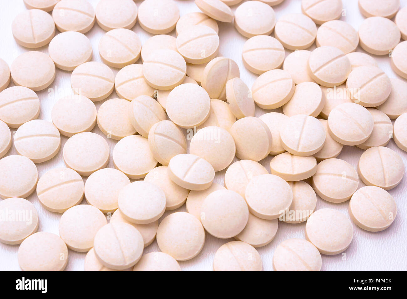 A Pile of Pills Stock Photo
