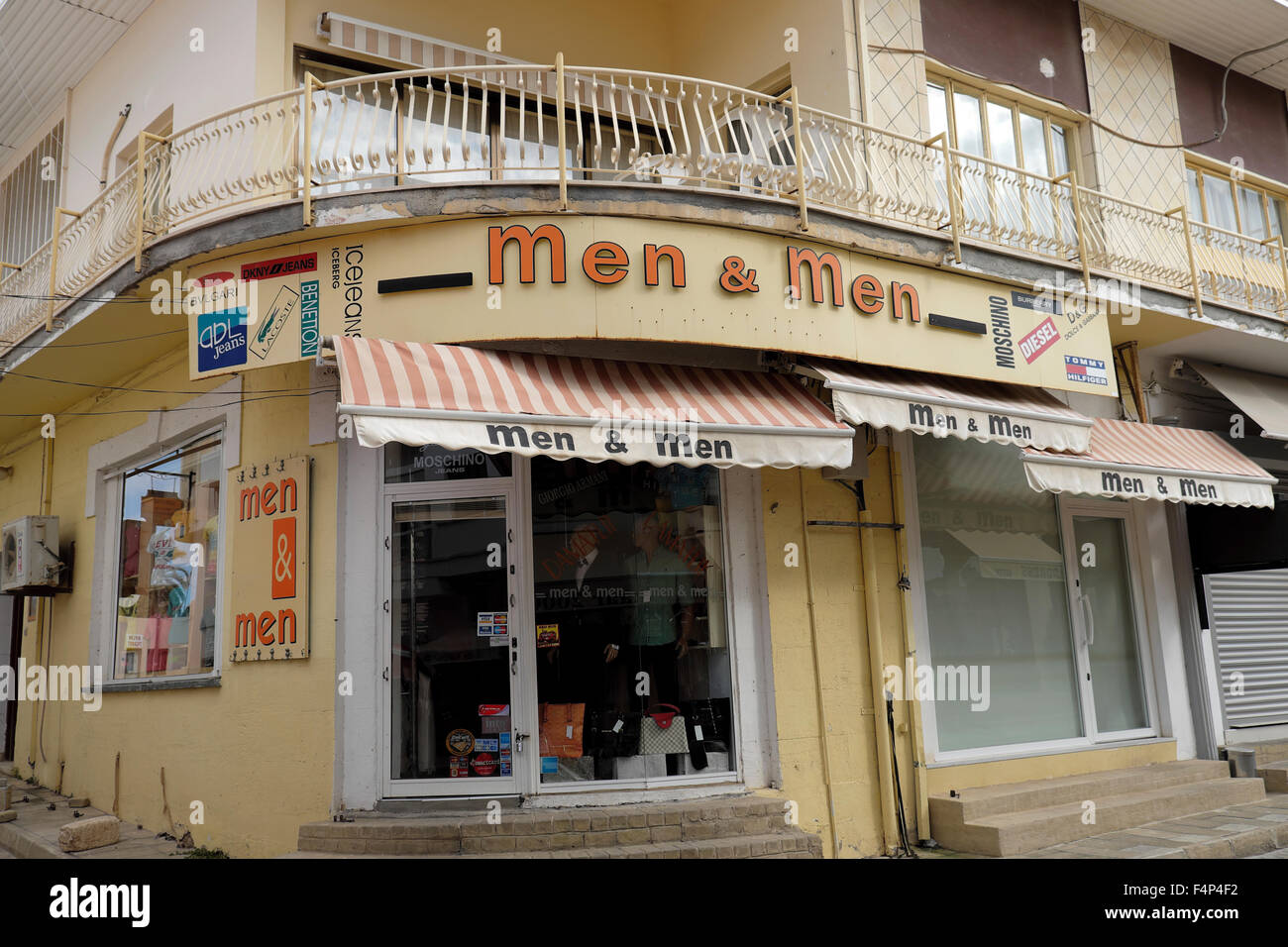 Exterior view of Men & Men clothing store in Famagusta Turkish North