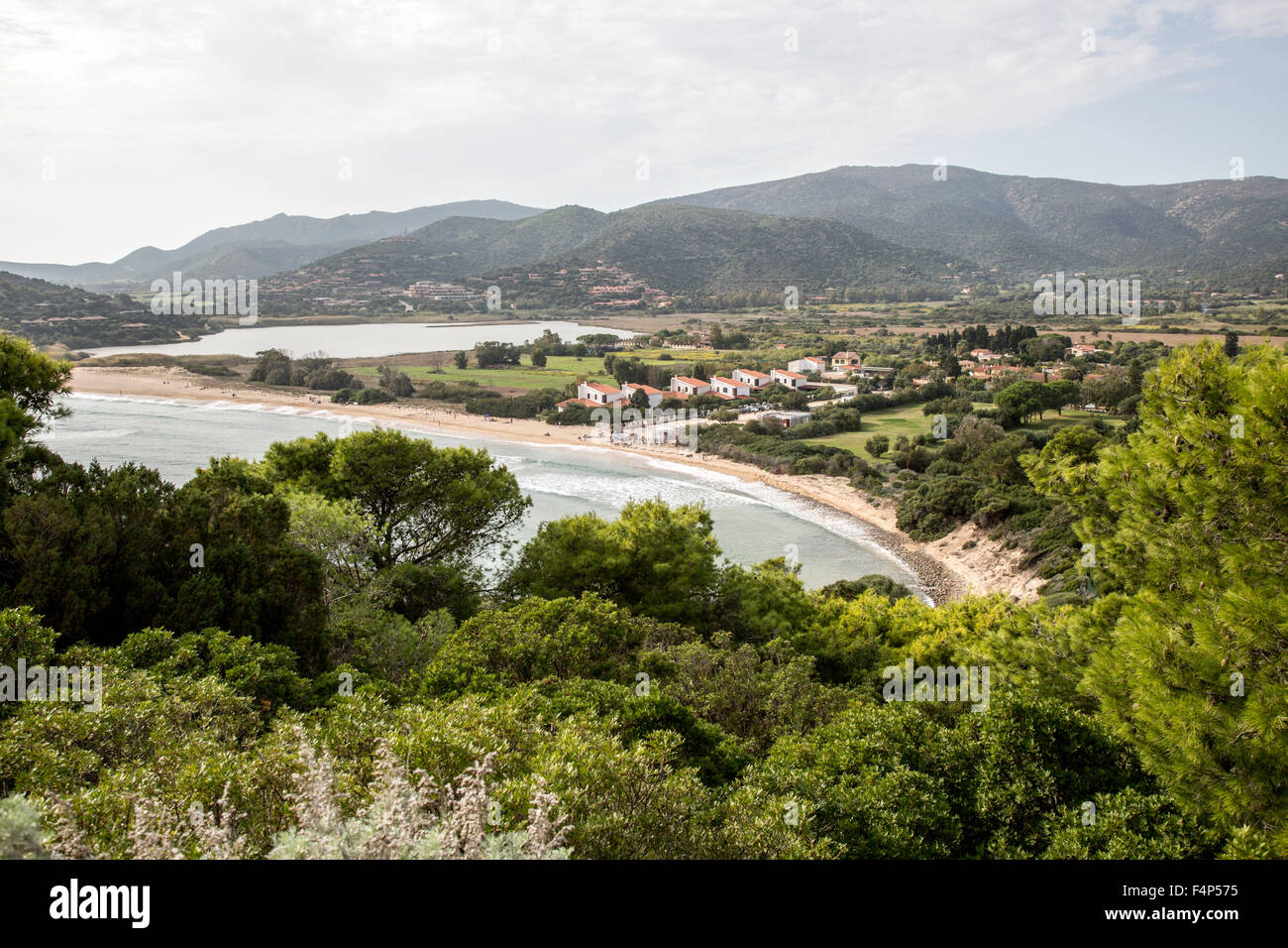 Setti Bellas Beach Sardinia Italy Stock Photo