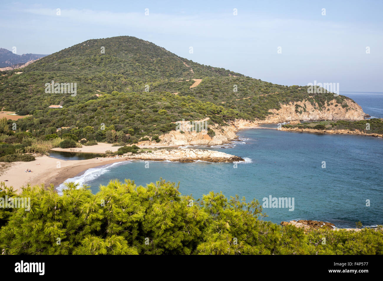 Setti Bellas Beach Sardinia Italy Stock Photo
