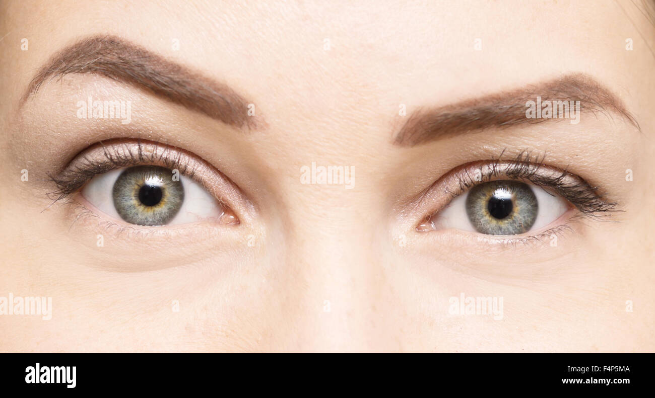 Beautiful eyes woman up hi-res stock photography and images - Alamy
