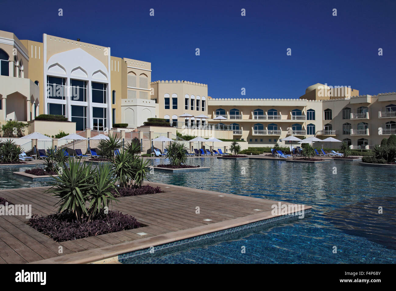 Hotel of Marriott with Mirbat, Oman Stock Photo