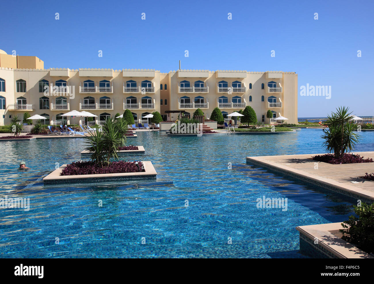 Hotel of Marriott with Mirbat, Oman Stock Photo