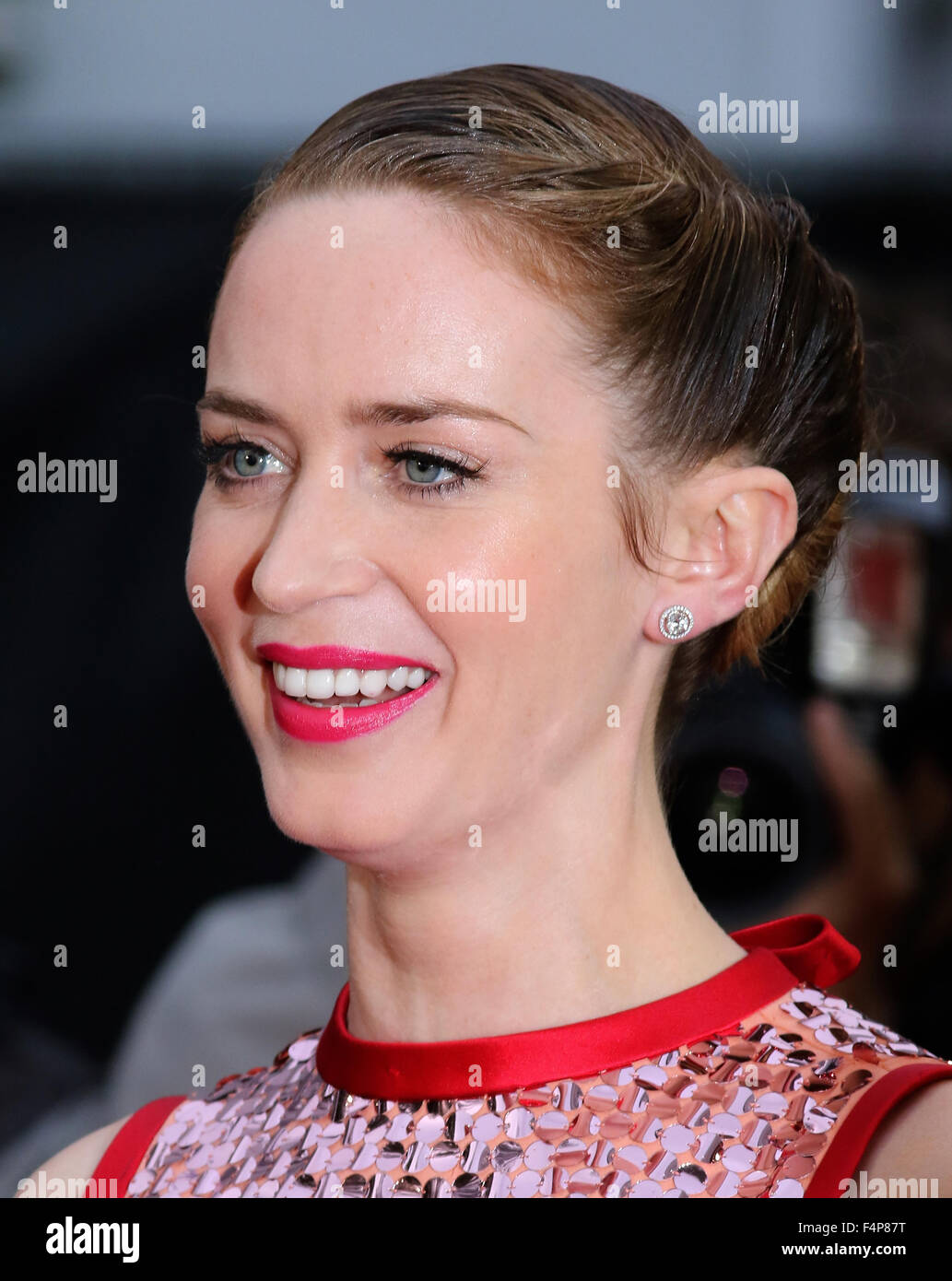 London, UK, 21st Sep 2015: Emily Blunt attends Sicario film premiere in ...